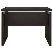 Skylar 83-inch L-Shaped Office Computer Desk Cappuccino - 800891L