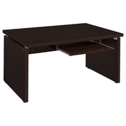 Skylar 83-inch L-Shaped Office Computer Desk Cappuccino - 800891L