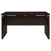 Skylar 83-inch L-Shaped Office Computer Desk Cappuccino - 800891L