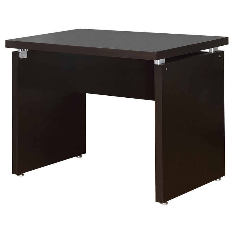 Skylar 83-inch L-Shaped Office Computer Desk Cappuccino - 800891L