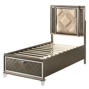 Skylar Full Bed W/Led & Storage - 25335F