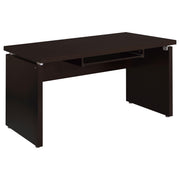 Skylar L-Shape Desk with Mobile File Cabinet Cappuccino - 800891-S4