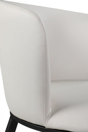 Skylar Vegan Leather Upholstered Dining Chair in White, Set of 2 - 966White-C