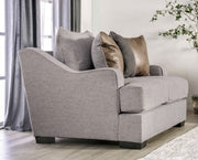 Skyline Light Gray/Brown Loveseat - SM1211-LV