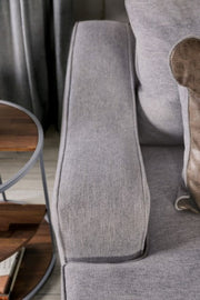 Skyline Light Gray/Brown Sofa - SM1211-SF