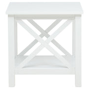 Skyview 2-piece Rectangular Lift Top Coffee Table Set White - 722088-S2