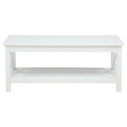 Skyview 3-piece Rectangular Lift Top Coffee Table Set White - 722088-S3
