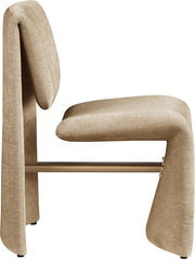 Slique Performance Fabric Upholstered Dining Chair in Beige, Set of 2 - 88020Beige-C