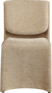Slique Performance Fabric Upholstered Dining Chair in Beige, Set of 2 - 88020Beige-C