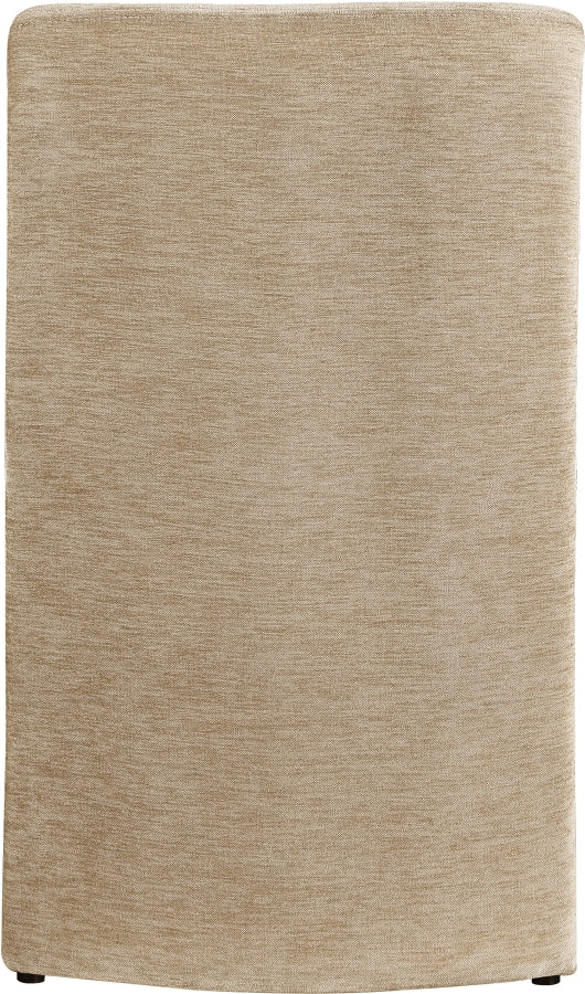 Slique Performance Fabric Upholstered Dining Chair in Beige, Set of 2 - 88020Beige-C