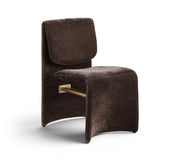 Slique Performance Fabric Upholstered Dining Chair in Brown, Set of 2 - 88020Brown-C