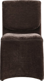 Slique Performance Fabric Upholstered Dining Chair in Brown, Set of 2 - 88020Brown-C