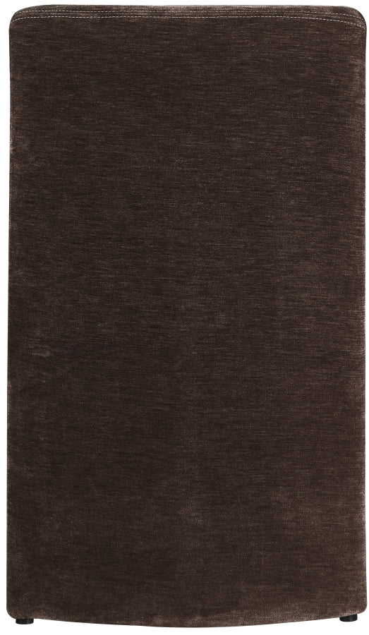 Slique Performance Fabric Upholstered Dining Chair in Brown, Set of 2 - 88020Brown-C
