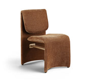 Slique Performance Fabric Upholstered Dining Chair in Cognac, Set of 2 - 88020Cognac-C