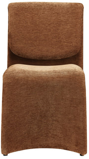 Slique Performance Fabric Upholstered Dining Chair in Cognac, Set of 2 - 88020Cognac-C