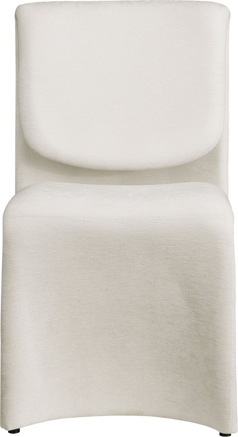Slique Performance Fabric Upholstered Dining Chair in Cream, Set of 2 - 88020Cream-C