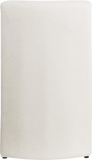Slique Performance Fabric Upholstered Dining Chair in Cream, Set of 2 - 88020Cream-C