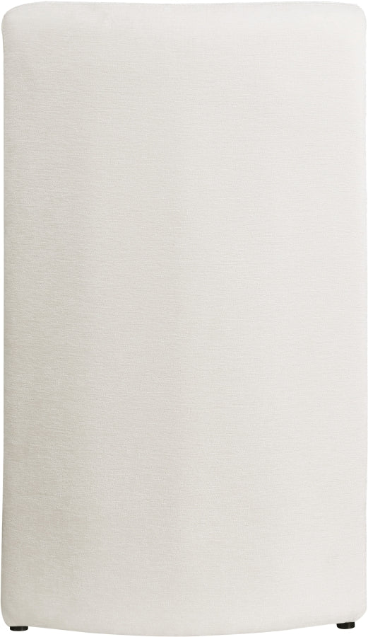 Slique Performance Fabric Upholstered Dining Chair in Cream, Set of 2 - 88020Cream-C