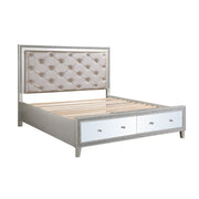 Sliverfluff EK Bed W/Led & Storage - BD00241EK