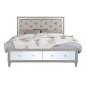 Sliverfluff EK Bed W/Led & Storage - BD00241EK