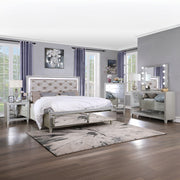 Sliverfluff EK Bed W/Led & Storage - BD00241EK