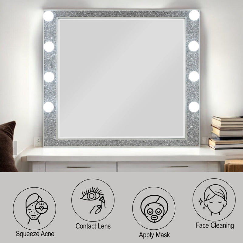 Sliverfluff Mirror W/Light - BD00245