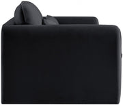 Sloan 64" Velvet Upholstered Loveseat in Black - 199Black-L