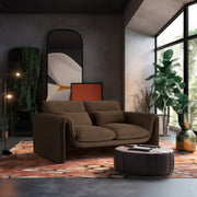 Sloan 64" Velvet Upholstered Loveseat in Brown - 199Brown-L
