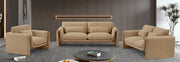 Sloan 64" Velvet Upholstered Loveseat in Camel - 199Camel-L