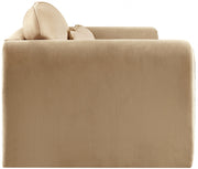 Sloan 64" Velvet Upholstered Loveseat in Camel - 199Camel-L