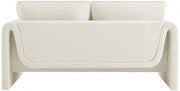 Sloan 64" Velvet Upholstered Loveseat in Cream - 199Cream-L