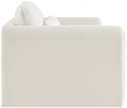 Sloan 64" Velvet Upholstered Loveseat in Cream - 199Cream-L