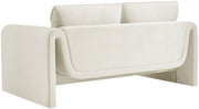 Sloan 64" Velvet Upholstered Loveseat in Cream - 199Cream-L