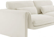 Sloan 64" Velvet Upholstered Loveseat in Cream - 199Cream-L