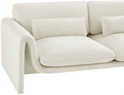 Sloan 64" Velvet Upholstered Loveseat in Cream - 199Cream-L