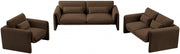 Sloan 86" Velvet Upholstered Sofa in Brown - 199Brown-S
