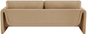 Sloan 86" Velvet Upholstered Sofa in Camel - 199Camel-S