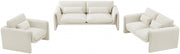 Sloan 86" Velvet Upholstered Sofa in Cream - 199Cream-S