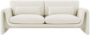 Sloan 86" Velvet Upholstered Sofa in Cream - 199Cream-S