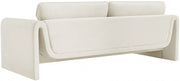 Sloan 86" Velvet Upholstered Sofa in Cream - 199Cream-S