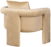 Sloan Velvet Upholstered Accent Chair in Camel - 424Camel
