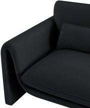 Sloan Velvet Upholstered Chair in Black - 199Black-C