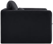 Sloan Velvet Upholstered Chair in Black - 199Black-C