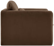 Sloan Velvet Upholstered Chair in Brown - 199Brown-C