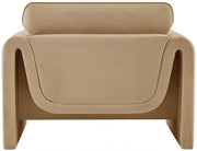 Sloan Velvet Upholstered Chair in Camel - 199Camel-C