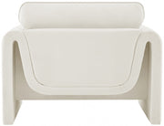 Sloan Velvet Upholstered Chair in Cream - 199Cream-C