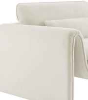 Sloan Velvet Upholstered Chair in Cream - 199Cream-C