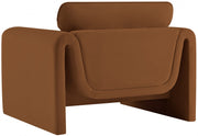 Sloan Velvet Upholstered Chair in Saddle - 199Saddle-C