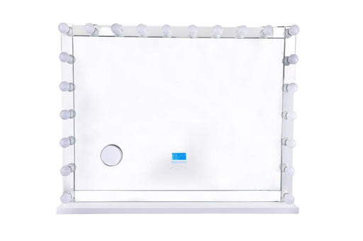 SM2432WS- RECTANGLE SMART MIRROR SILVER  BLUETOOTH SPEAKES CHARGING PORT - 210000006183