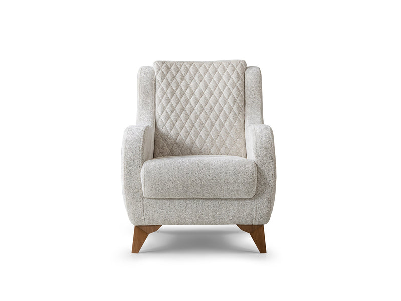Smart 3-pieces (Sofa & Loveseat & Chair) Livingroom Set in Cream - 200-ST-SMA-HENRY05-321